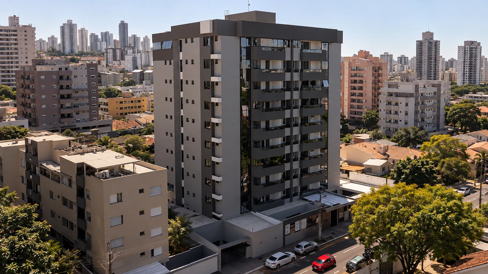 Cobertura Linear — fachada